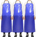 Chemical Resistant Vinyl Apron - Extra Large Waterproof PVC Aprons for Dishwasher,Dog Grooming,Fish Cleaning