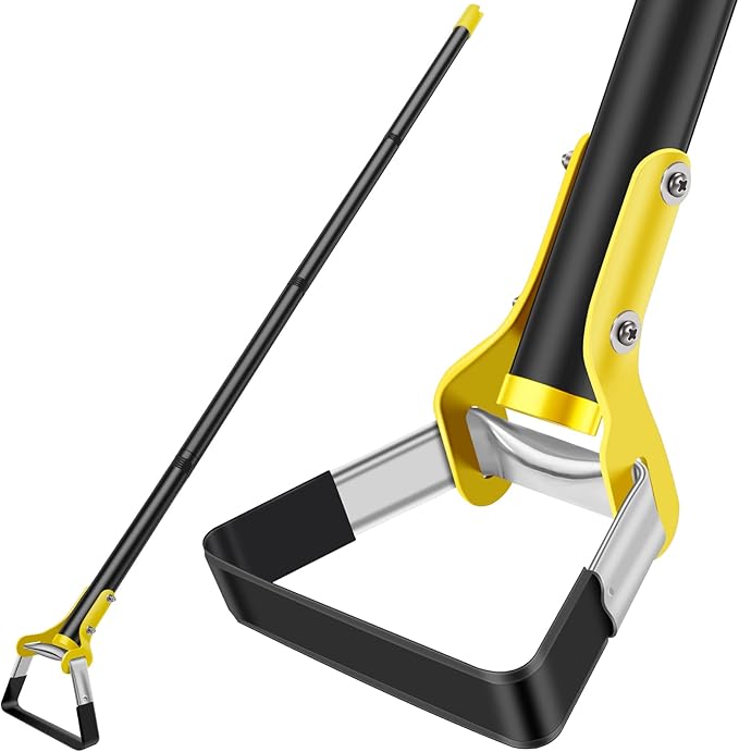 Garden Hoe Tool 1.2/1.6M Stainless Steel Incisive Stirrup Loop Hoe with Triangle Head and Long Handle Ergonomic Weeding Tool for Backyard Courtyard Vegetable Farm Planting .(4 Sections 1.6m)
