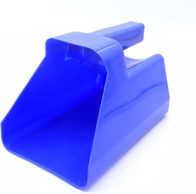 3 Quart Feed and Pet Food Scoop for Farm Animals and Pets - Stackable - Durable