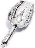 JBscoop Stainless Steel Scoop for ice, 9.6 Inch Metal Food Scoop Kitchen Bar Party Wedding Heavy Duty Dishwasher Safe - 8 Oz