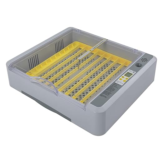 Egg Incubator Digital Poultry Hatcher Machine 36 Eggs Digital Incubator LED General Purpose Incubator for Hatching Chicken Duck Quail Eggs - Gray