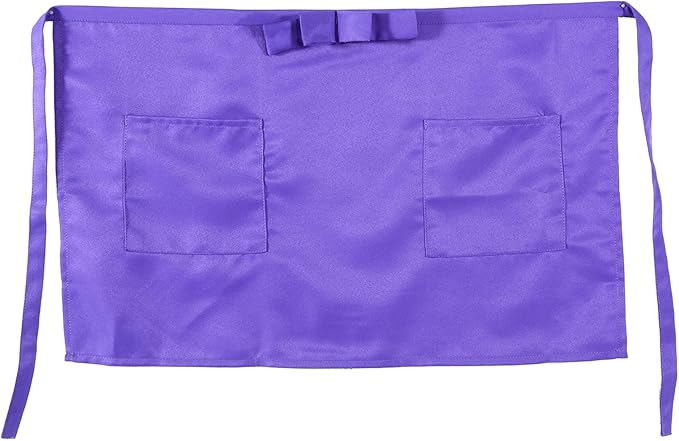 Ymiko Apron, Half Length Aprons With Pockets for Kitchen or Serving