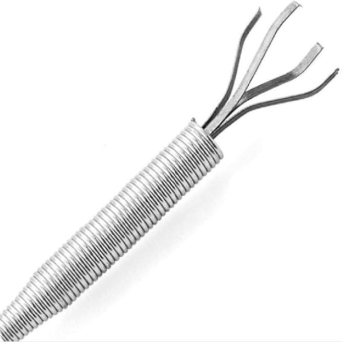 5 Pack of ALINNA Flexible Grabber Claw Pick Up Reacher Tool with 4 Claws Bendable Hose Pickup Reaching Assist Tool for Litter Pick, Home Sink, Drains, Toilet(24 Inches) (5 Pack)