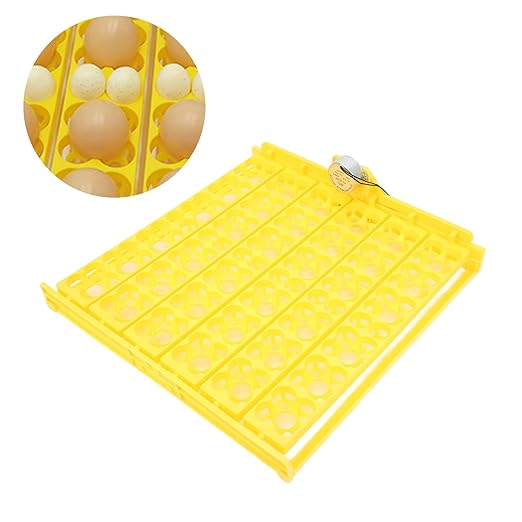 Egg Incubator Tray, Hollow Four Leaf Fancy Automatic Egg Turning Tray, Egg Turner for Survivors, Small Commercial Farmers, Chicken Duck Quail (12V)