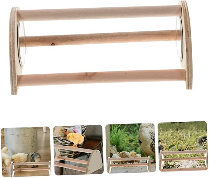 Balacoo Chick Perch Roosting Bars Wooden Chicken Coop Perch for Hens and Chicks Indoor Outdoor Use Promotes Activity and Healthy Growth Portable and Versatile Brooder Stand