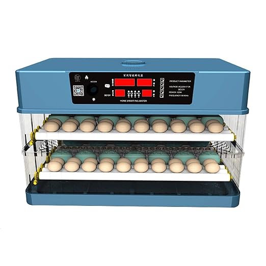 Digital Egg Incubator with Automatic Turning, Temperature & Humidity Control for Chicken Duck Goose Quail(2 Layer)