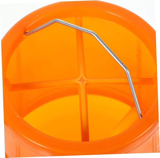 ibasenice Automatic Unloader Chicken Feeder No Waste Feeding Container for Brooder Chickens