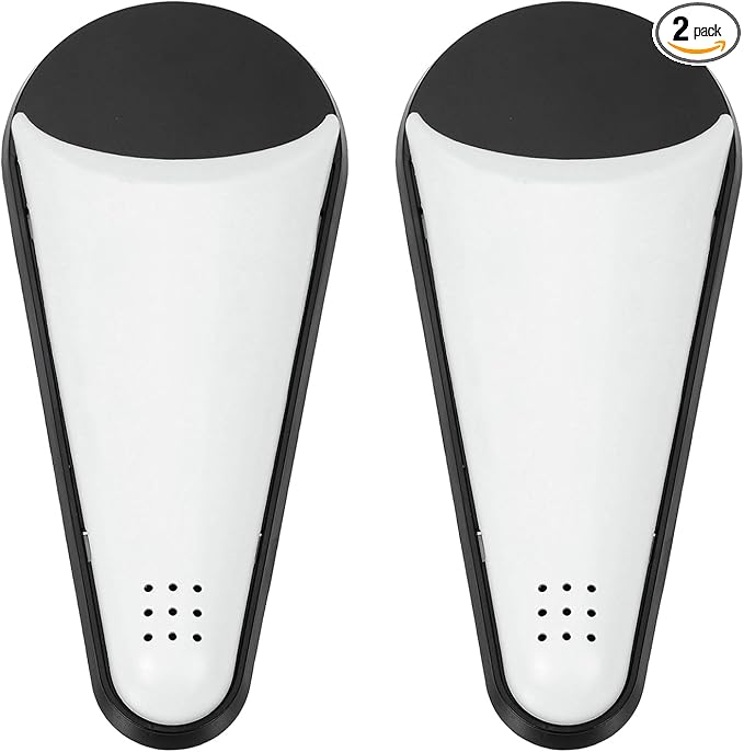 uxcell 2Pcs Magnetic Scissor Holder, Kitchen Scissors Holder with Magnetic Adsorption Drainage Holes Detachable Shears for Kitchen Refrigerator Organization, White Black