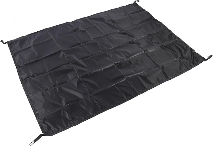 Zunate Chicken Coop Tarp 57x43in Silver Coated Oxford Fabric, Anti Shade Cloth Cover for Outdoor Protection, Dust Proof & Water Proof, Easy Installation
