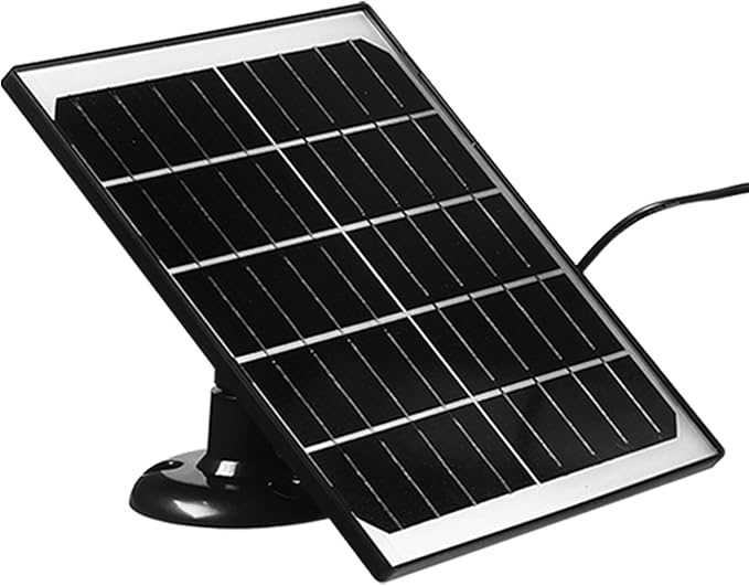 Replacement Original Solar Panel for Caifunway Automatic Chicken Coop Door, 6.6x7.2 inch, with 9 Feets Cord