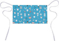 Unisex Chef Waiter Apron Waist Half Short Serving Aprons with 3 Pockets