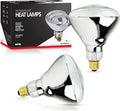 250 Watt Heat lamp Bulb for Bathroom R40 Incandescent Shower Heat Lamp Clear Infrared Bath Light 250R40 Chicken Light Bulb E26 Base 2 Pack