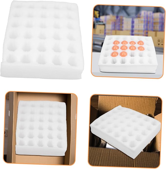 Luxshiny Egg Crate Storage Tray for Eggs Shock-absorbent Packaging Container for Safe Transport for Home Farms and Supermarkets