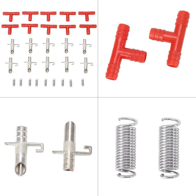 10 PCS Waterer Drinker, Practical Automatic Water Feeder Pig Nipple Rabbit Waterer Drinker Feeder Poultry Watering System