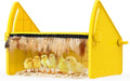 Heating Brooder Plate for Chicks Ducklings, Adjustable 3 Levels Temperature Brooder House for Keeping Poultry Warm(Yellow, L)
