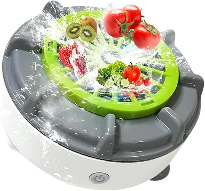 Fruit Washing Machine - Portable Vegetable Cleaner Device | Gadget for Lettuce Salad Food Egg Strawberry Rice Berry Meat Potato, Home Cooking and Meal Prep Accessory