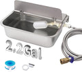 Automatic Dog Water Dispenser 8.3L/2.2Gal Auto-Fill Large Pet Water Bowl Hanging Indoor and Outdoor Large Waterer for Horse, Livestock Chickens