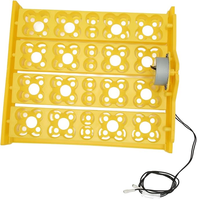 Zerodis Egg Linking Shell 16 Duck Eggs 16 72 Quail, Motorized Eggotation, Reliable Slip Engine Rotate Eggshell, Ideal for Home Use, Plastic Material (AC110V)