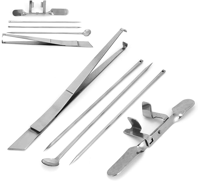 5Pcs Capon Knife, Tool Stainless Steel Kit Poultry Ca Ion Chicken Farms Veterinary Instrument for