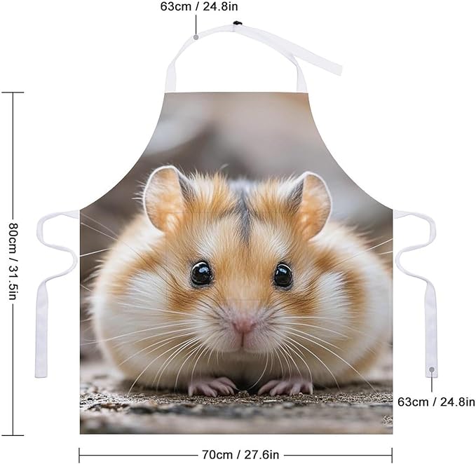 Waterproof Apron Adjustable Bib Aprons with Pockets Smiling Apron Kitchen Aprons for Women Men