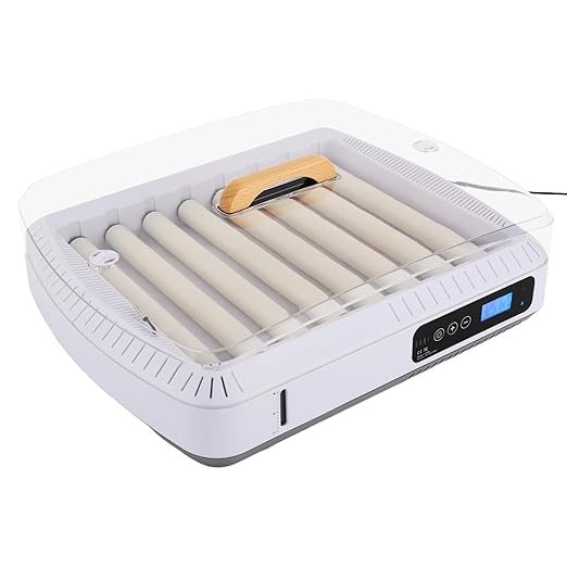 Eggs Automatic Incubator, 95V 80W Fully Automatic Egg Hatching Incubator 35 Eggs Incubator Poultry Hatcher w/Automatic Turning & Temperature for Hatching Duck & Goose Eggs (35 Eggs)