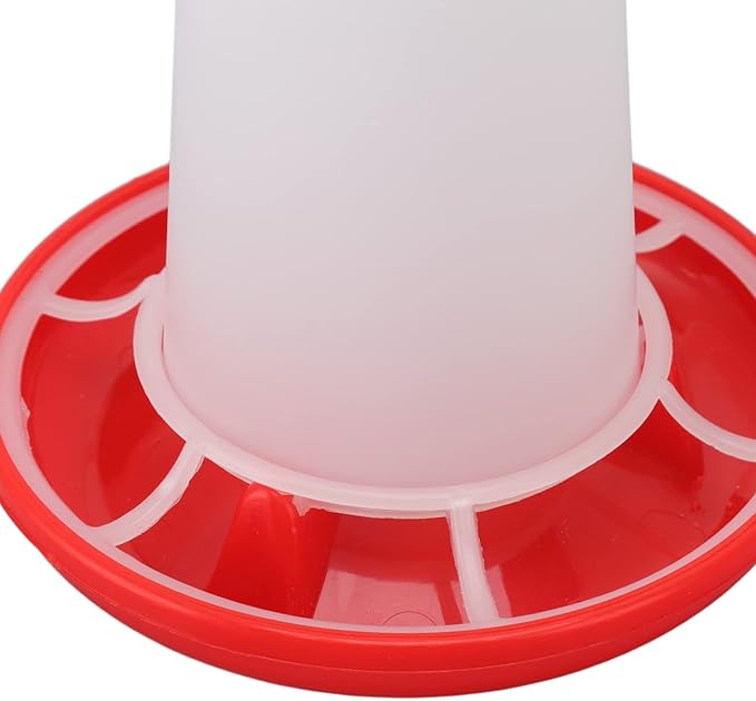 Chick Feeder and Waterer Set, Poultry Feeder Quail Waterer Duck Feeder Automatic Feed and Watering Combo for Chickens, Ducks, Turkeys, Quail, Baby Chicks, Turkeys and More