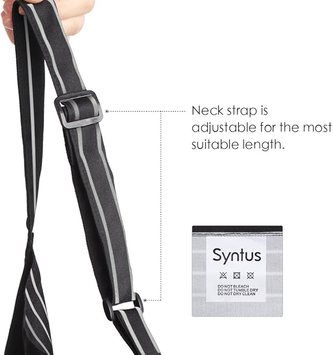 Syntus Adjustable Bib Apron with 2 Pockets Cooking Kitchen Aprons for Women Men Chef
