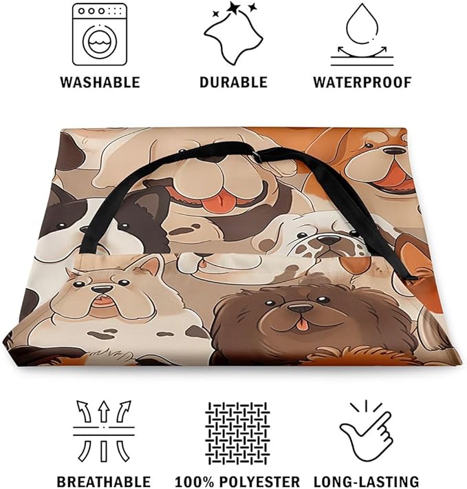 jejeloiu Cartoon Cats Apron for Women Men 26"x31"