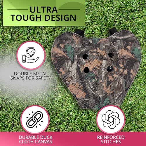 The Chicken Chick® Hen Mating Saddle Bantam / Small - Camouflage, Cotton - Image 6