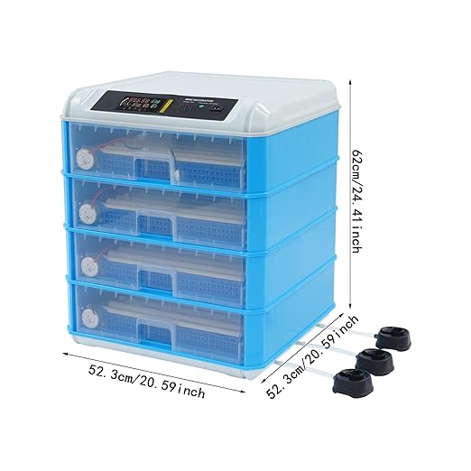 Automatic Egg Incubator, 200-240 Eggs Digital Poultry Hatcher Machine, Automatic Egg Turning & Water Replenishment, Temperature Control for Hatching Chicken Duck Goose Eggs