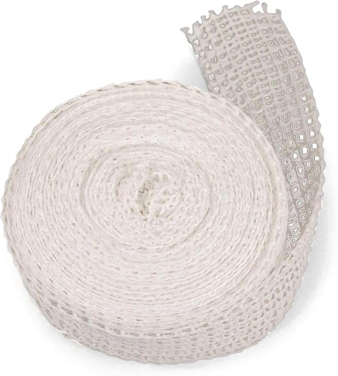 The Sausage Maker® 50ft Meat Netting Roll Size 14, Elastic Butchers Twine Cooking String Food Net For Salami, Pork Loin, Bresaola, Capicola, USA Made, BPA Free Stretchable Poly-Cotton Mesh, 4" Dia