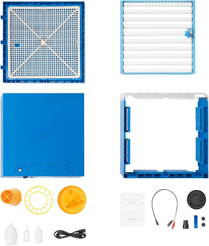 Egg Hatching Incubator 64 Eggs Automatic Egg Incubator Fully Automatic Digital Poultry Brooding Machine, Temperature Humidity Control & Automatic Egg Turner, for Chicken, Ducks, Birds & More
