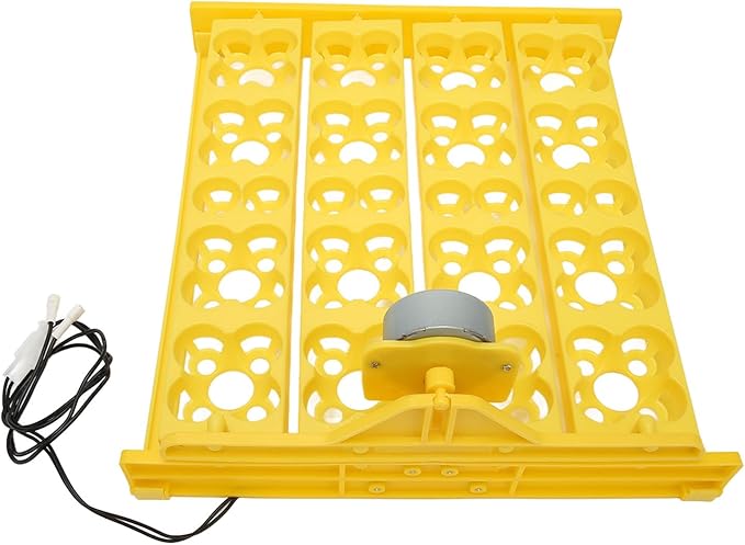 Zerodis Egg Linking Shell 16 Duck Eggs 16 72 Quail, Motorized Eggotation, Reliable Slip Engine Rotate Eggshell, Ideal for Home Use, Plastic Material (AC110V)