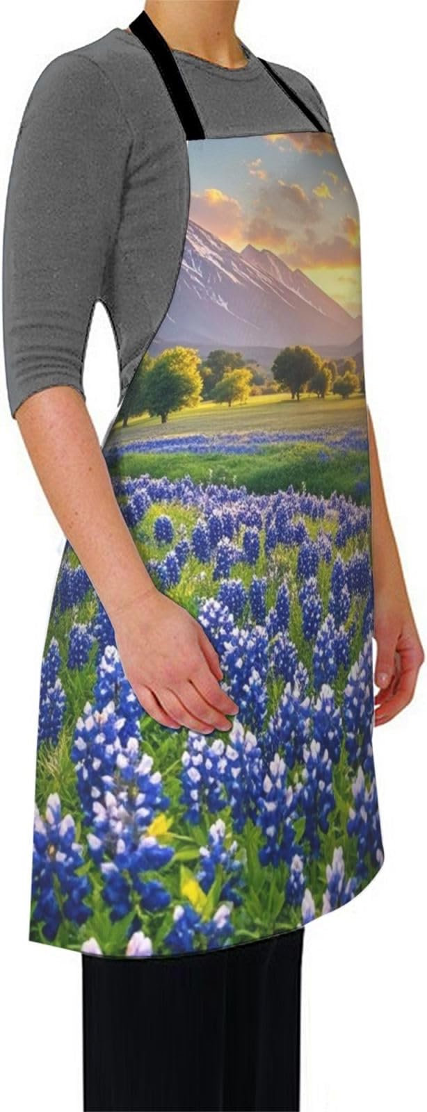Apron for Women Men Waterproof Adjustable Bib Tractor farm Cooking Aprons Chef Bibs