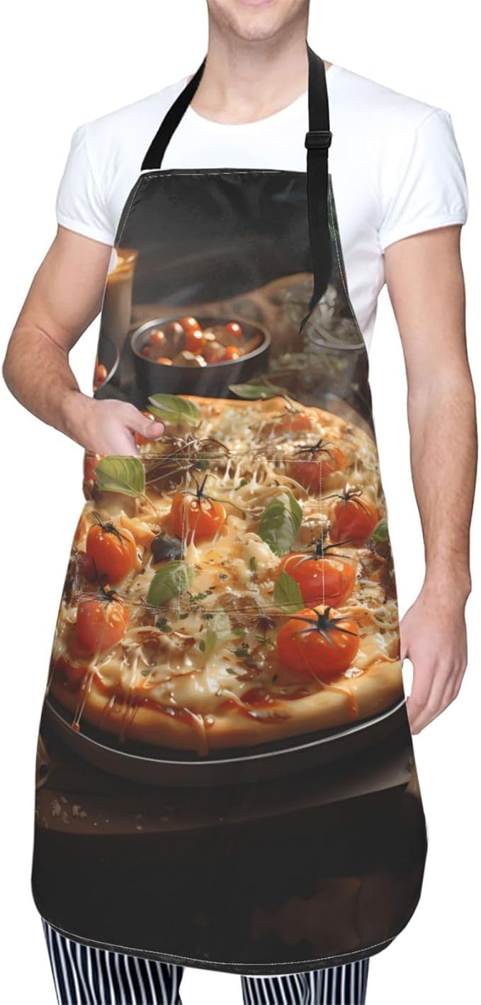 Tyrannosaurus rex Heavy Duty Waterproof Apron with Pockets for AdultsResistant Grilling, Gardening, Painting