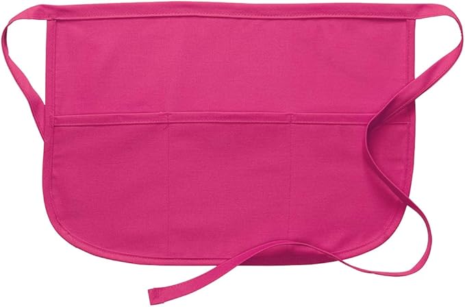 DayStar Apparel 180XL Extra Large Rounded Three Pocket Waist Apron