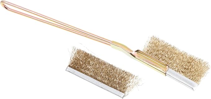 BESPORTBLE 1 Set Wire Brush Professional Birdcage Cleaning Tools Handle Cleaner Bird Cage Brushes Lint for Long Birdcage Brush Bird Cage Cleaning Bird Poop Pet Cleaning Kit Copper