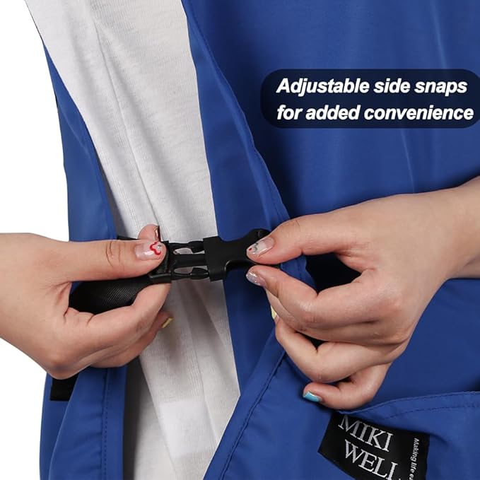 Waterproof Unisex Cobbler Apron with 4 Pockets Vest Style Ultralight Chef Waiter Work Overalls
