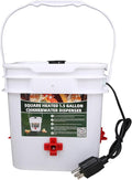 1.5 Gallon Heated Square Chicken Water Bucket, Hanging Chicken Winter Thawing Heater, Suitable for Chickens, Pigeons, Quails, and Other Large Animals 1Pcs.