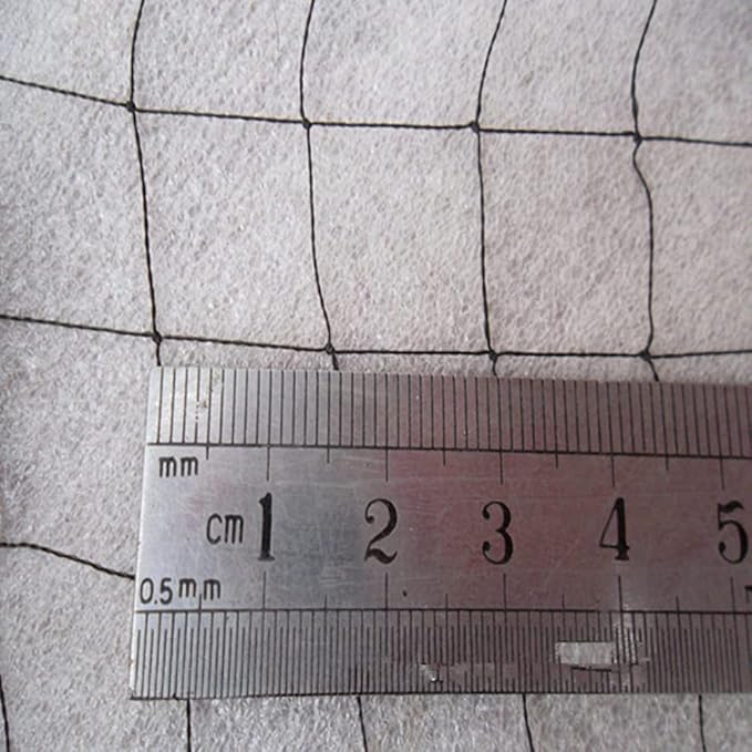 Mist Net Deep Pockets Nylon 110/2D 15mm Mesh Size Bird Netting,Invisible Net,Anti Wind System,Airport Bird Prevention (10x20 ft)