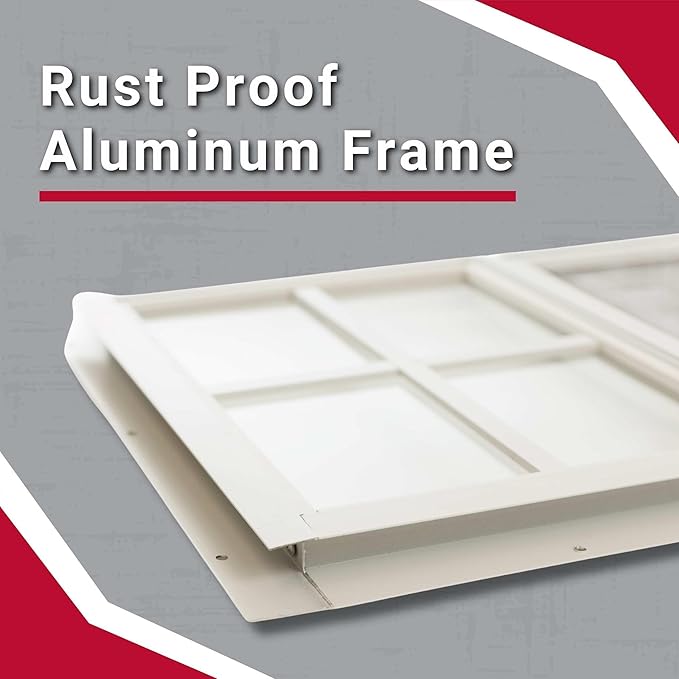 Shed Windows 12x18 (2-Pack) | Sliding Windows with Tempered Glass & Screens | Flush Mount, White Aluminum Frames for Sheds, Chicken Coops & Playhouses