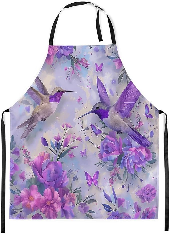 jejeloiu Cartoon Cats Apron for Women Men 26"x31"