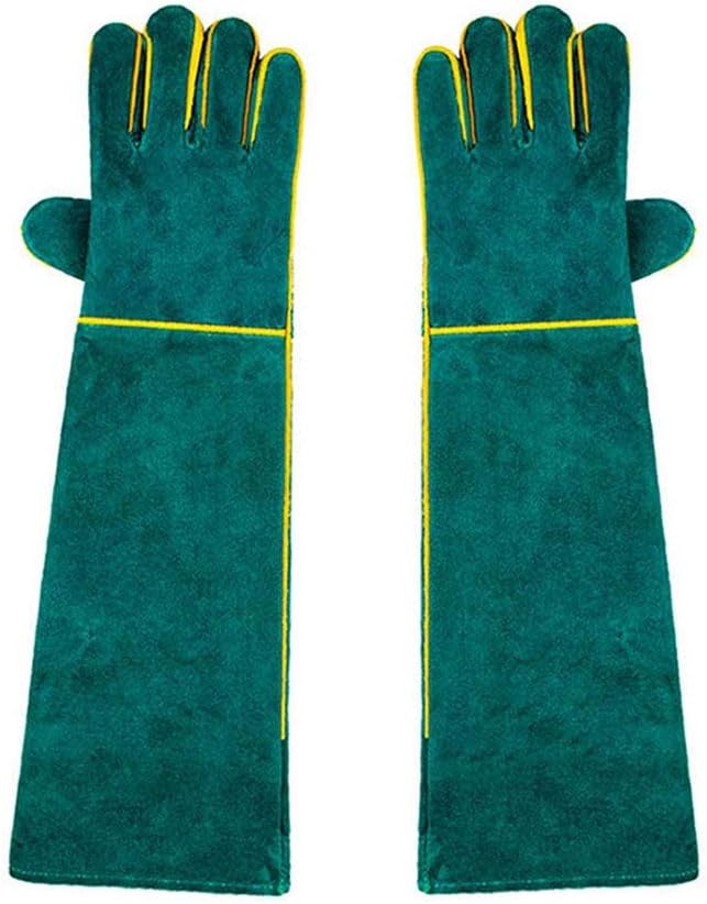 22 Inch Animal Handling Gloves - Anti Bite, Scratch & Heat Resistant for Dogs, Cats, Snakes & Reptiles