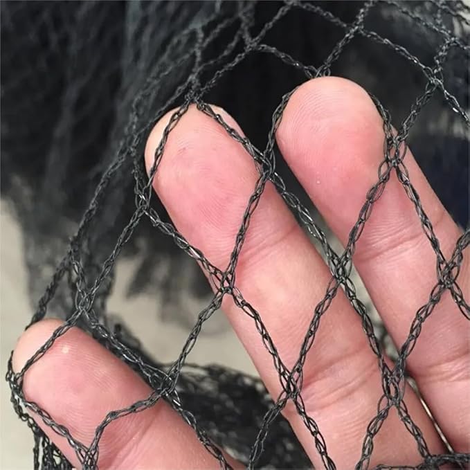 Woven Bird Netting 10X10 FT, 1/2" Mesh, Strong Bird Net Protect Fruit Trees, Blueberry, Vegetables, Strawberry Plants, Garden Netting Pest Barrier, Against Deer, Squirres, Small Critters