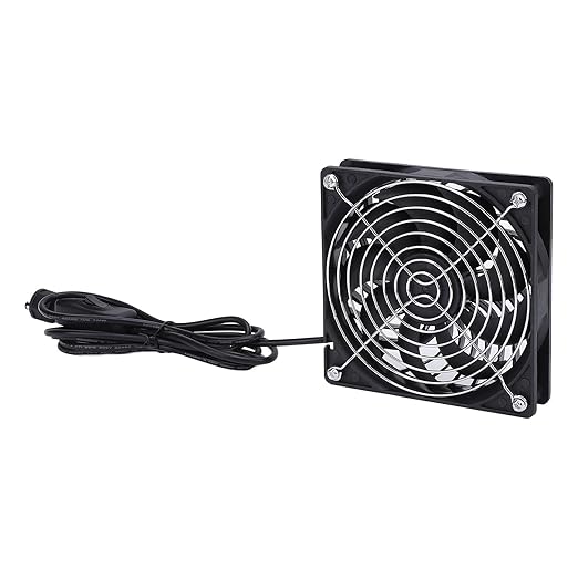 TOPINCN 15W Solar Panel Fan Kit IP65 Weatherproof Dual Fan Solar Exhaust Ventilation for Chicken Coop Greenhouse Shed Pet House Outdoor Use