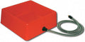 Farm Innovators D-19 1.25 Gallon Electric Heated Chicken Pet Animal Water Bowl with Thermostatic Control and Anti Chew Cord Protector, 60 Watt, Red