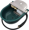Automatic Heated Dog Water Bowl Outdoor Large Breed, Livestock Heated Waterer Automatic Pet Waterer for Dogs &Cat with Float Valve Thermal-Bowl Winter Livestock Water for Chicken Cow Goat Sheep Pig