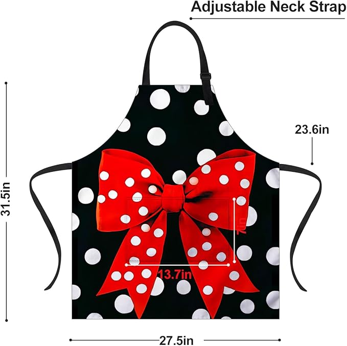 Apron Adjustable Waterproof with Two Deep Pockets Wowen men for Summer BBQ Pool Parties & Resorts