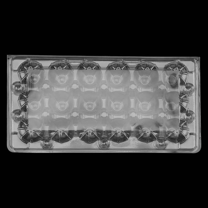 JAPCHET 150 Pack 18 Grid Quail Egg Cartons, Reusable Quail Egg Cartons Cheap Bulk, Stackable Plastic Quail Egg Container for Quail Eggs