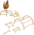 Wooden Chick Perch, Stable Structure Chick Stand Training Perch Wood Chicken Roosting Bar for Coop Brooder